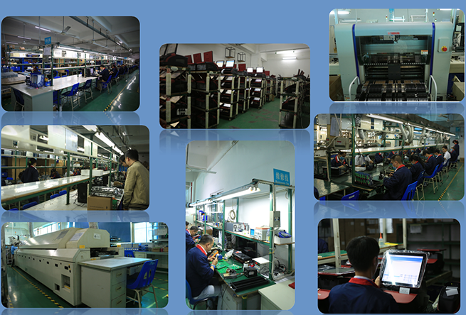 China shenzhen electronics 8 layer blue plated board PCB