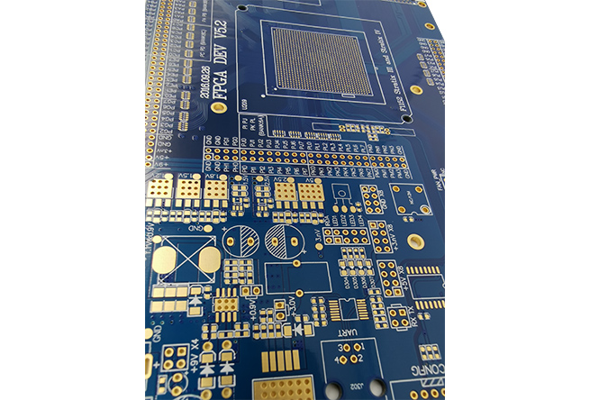 China Blue soldermask Bare Printed Circuit Board